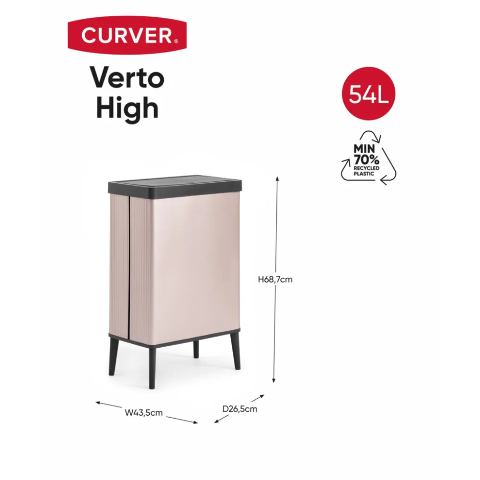 Curver Verto High Prullenbak< Prullenbakken