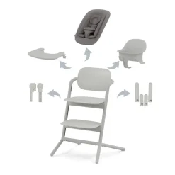 Cybex Lemo 4-in-1 Kinderstoel met Newbornset,Babyset, Eetblad en Accessoires< Kinderstoelen