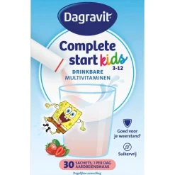 Dagravit Complete Start Kids 3-12 Drinkbare Multivitaminen Sachets< Vitamines