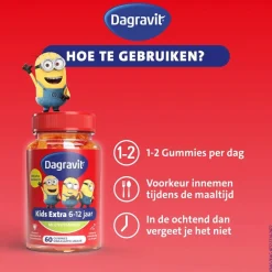 Dagravit Kids Multivitaminen Minions Gummies< Baby En Kind Gezondheid|Vitamines