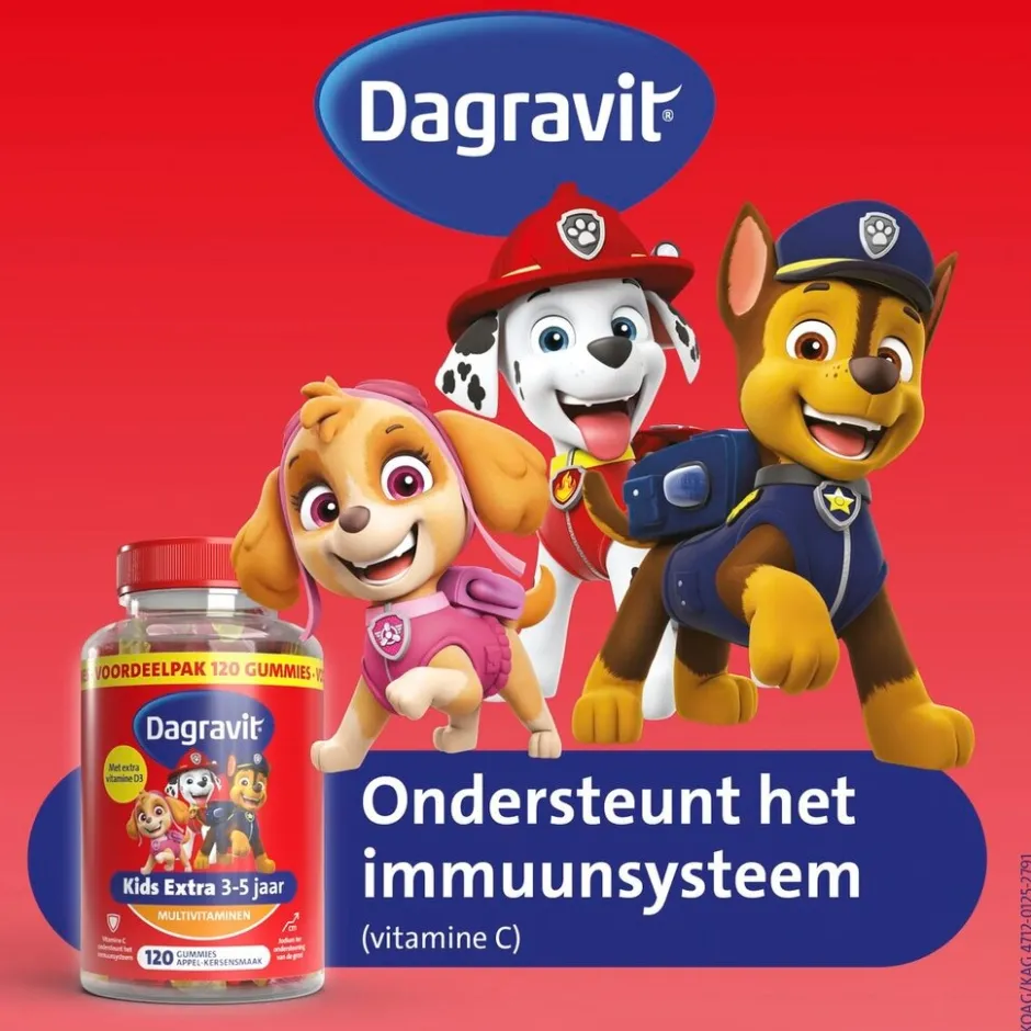 Kids Multivitaminen Paw Patrol Gummies|Dagravit Hot