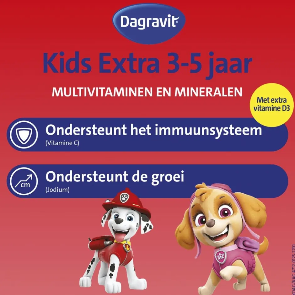 Kids Multivitaminen Paw Patrol Gummies|Dagravit Hot