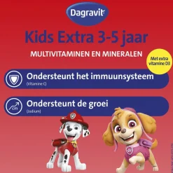 Kids Multivitaminen Paw Patrol Gummies|Dagravit Hot