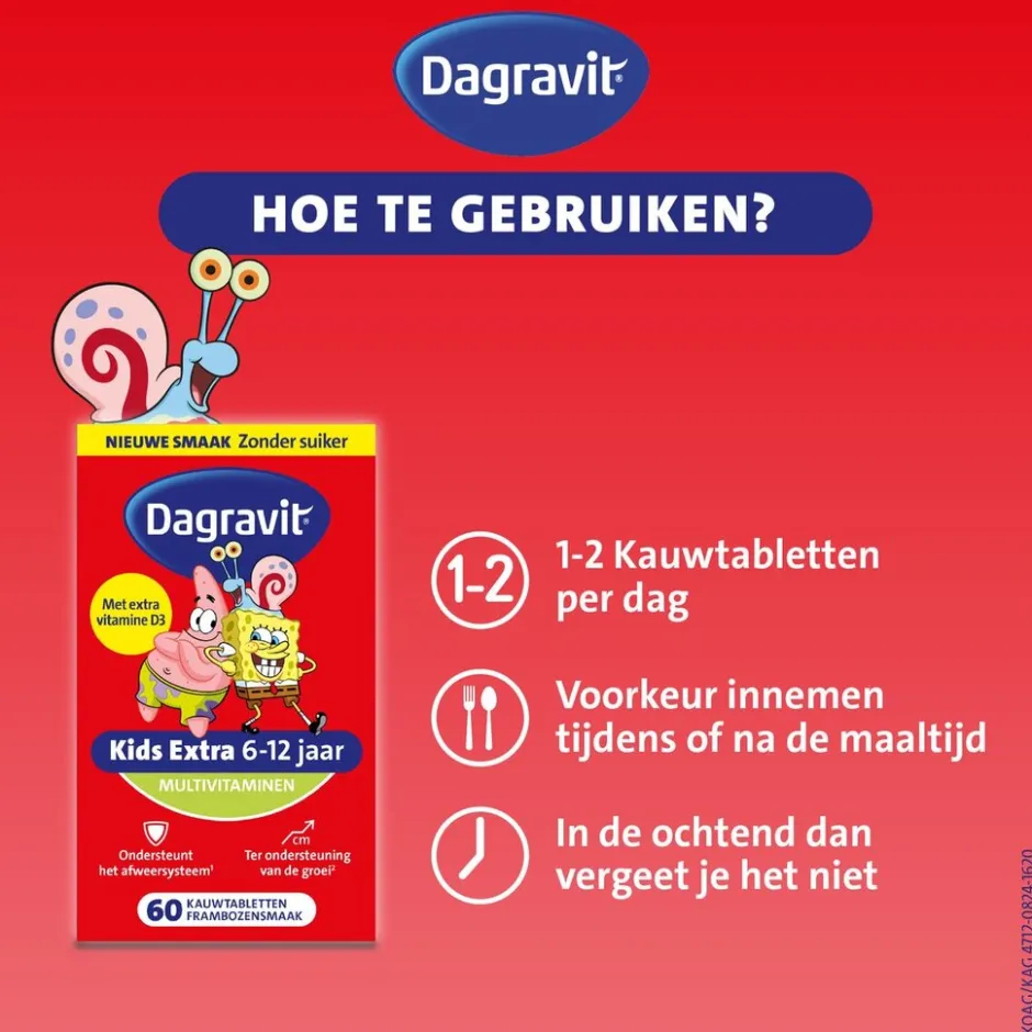 Kids Multivitaminen Kauwtabletten|Dagravit Outlet