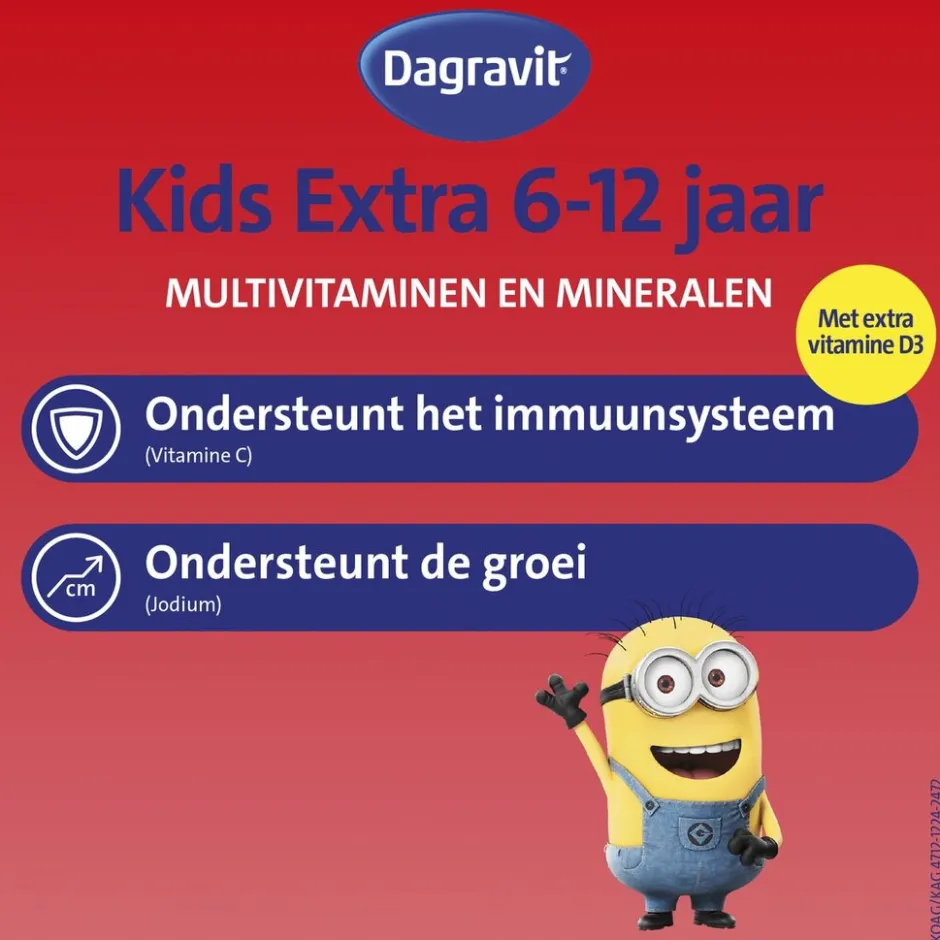 Dagravit Kids Multivitaminen Minions Gummies< Baby En Kind Gezondheid|Vitamines