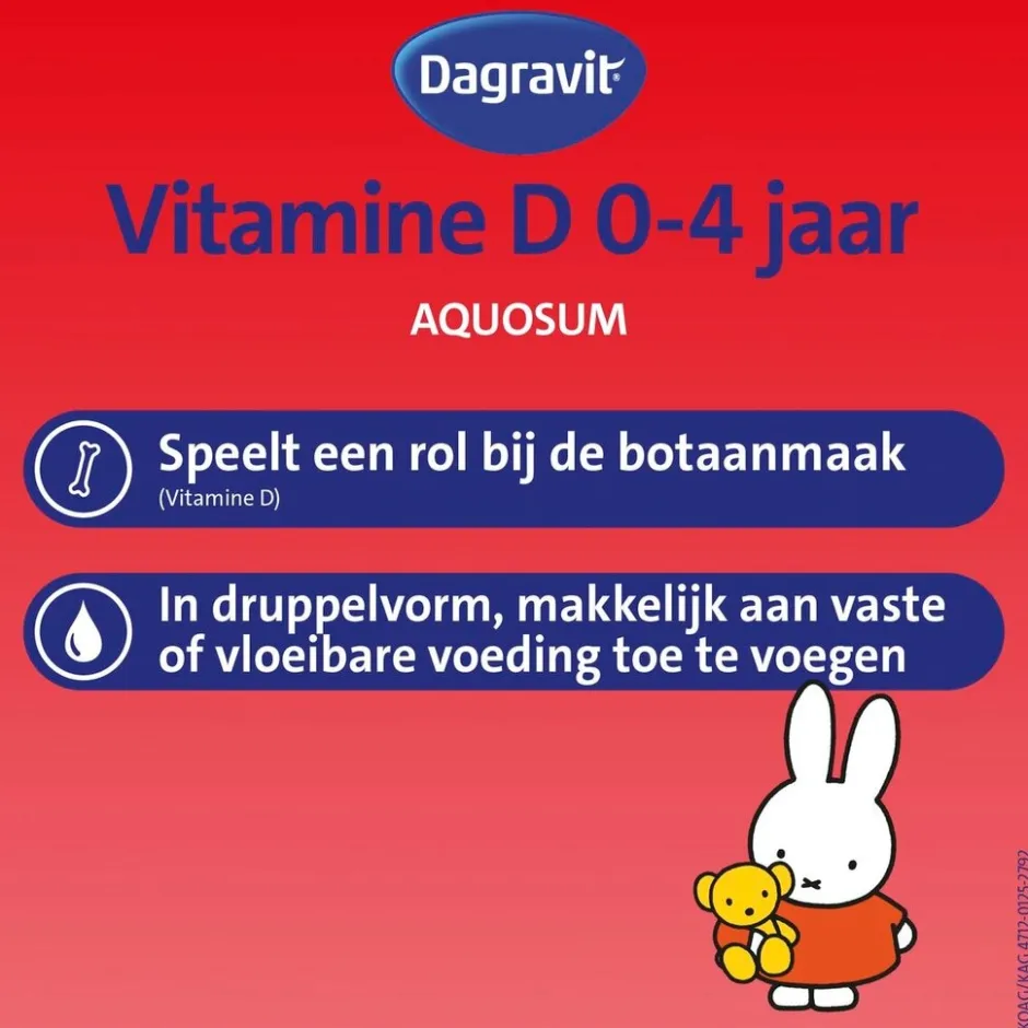 Kids Vitamine D Aquosum Druppels|Dagravit New