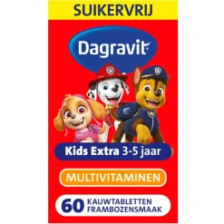 Dagravit Kids-Xtra Paw Patrol 3-5 jaar Kauwtabletten< Baby En Kind Gezondheid|Vitamines