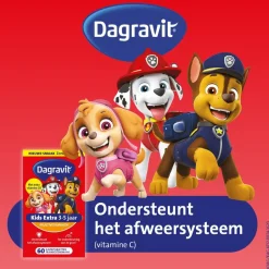 Dagravit Kids-Xtra Paw Patrol 3-5 jaar Kauwtabletten< Baby En Kind Gezondheid|Vitamines