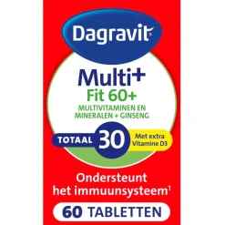 Totaal 30 Vitaal 60+ Multivitaminen Tabletten|Dagravit Discount