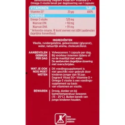 Vitaal 50+ Vit D + Omega-3 Visolie Capsules|Dagravit Outlet