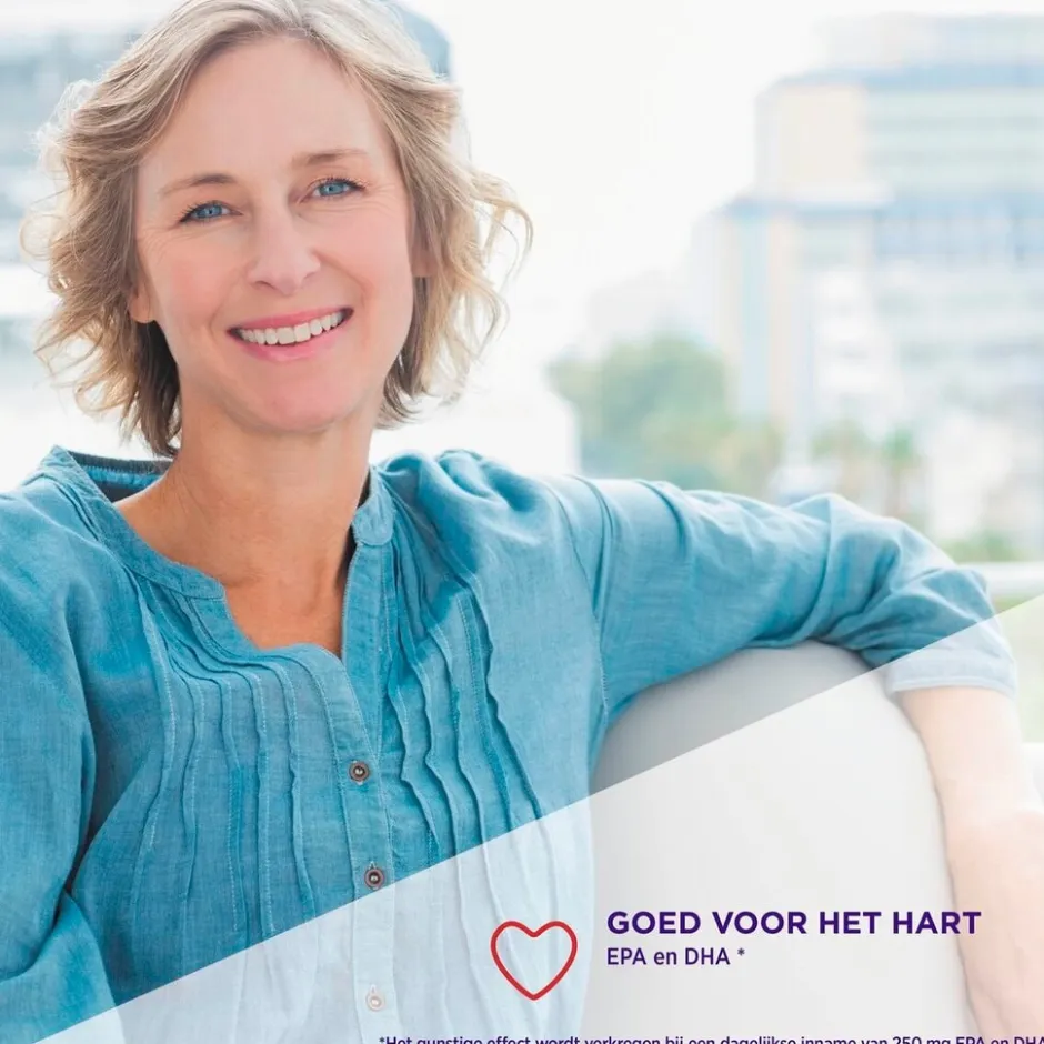 Vitaal 50+ Vit D + Omega-3 Visolie Capsules|Dagravit Outlet