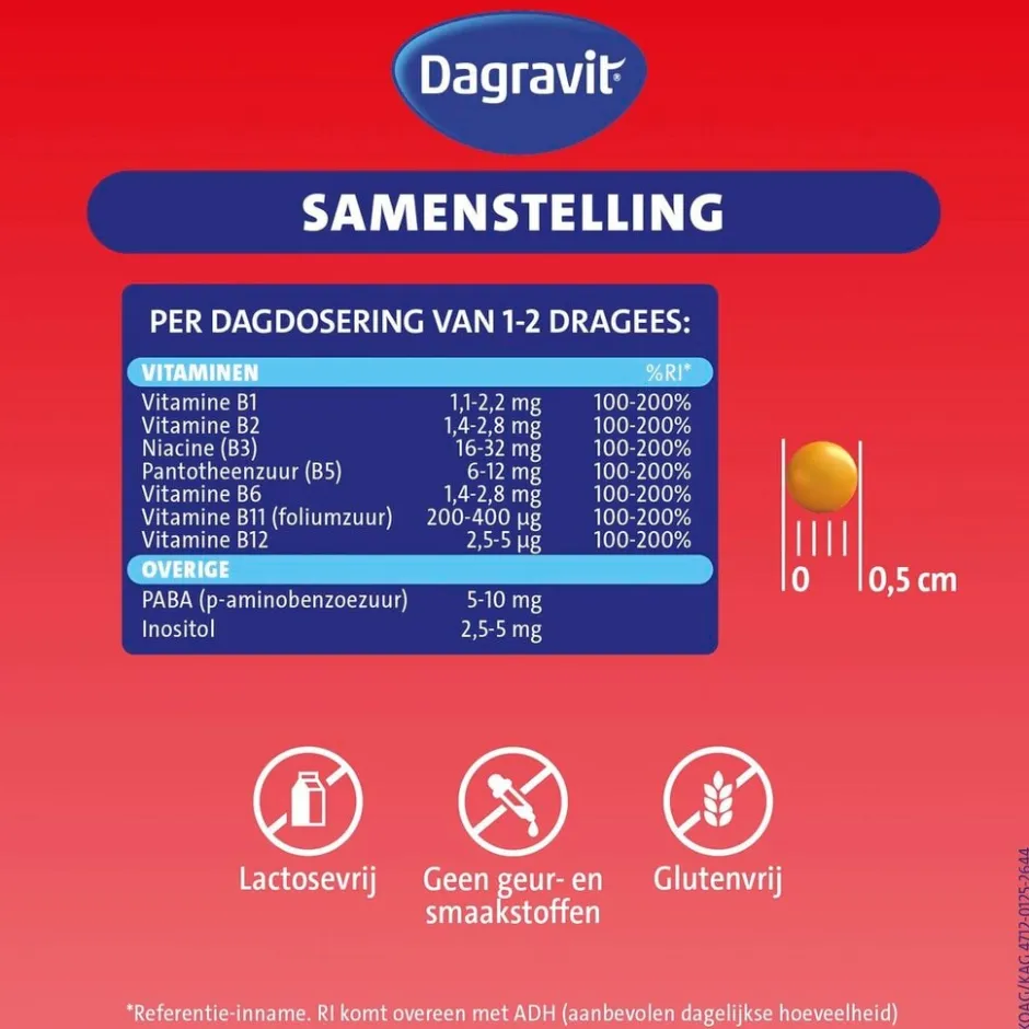 Dagravit Vitamine B-Complex Dragees< Vitamines