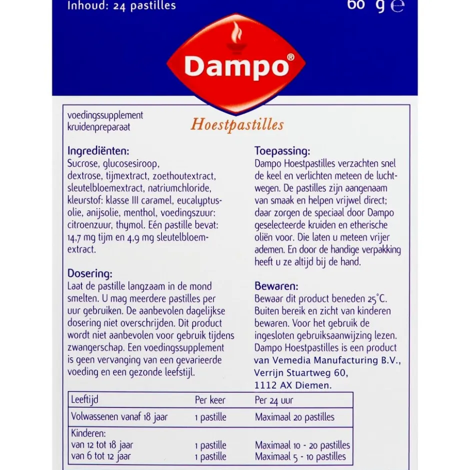 Hoestpastilles|Dampo Sale