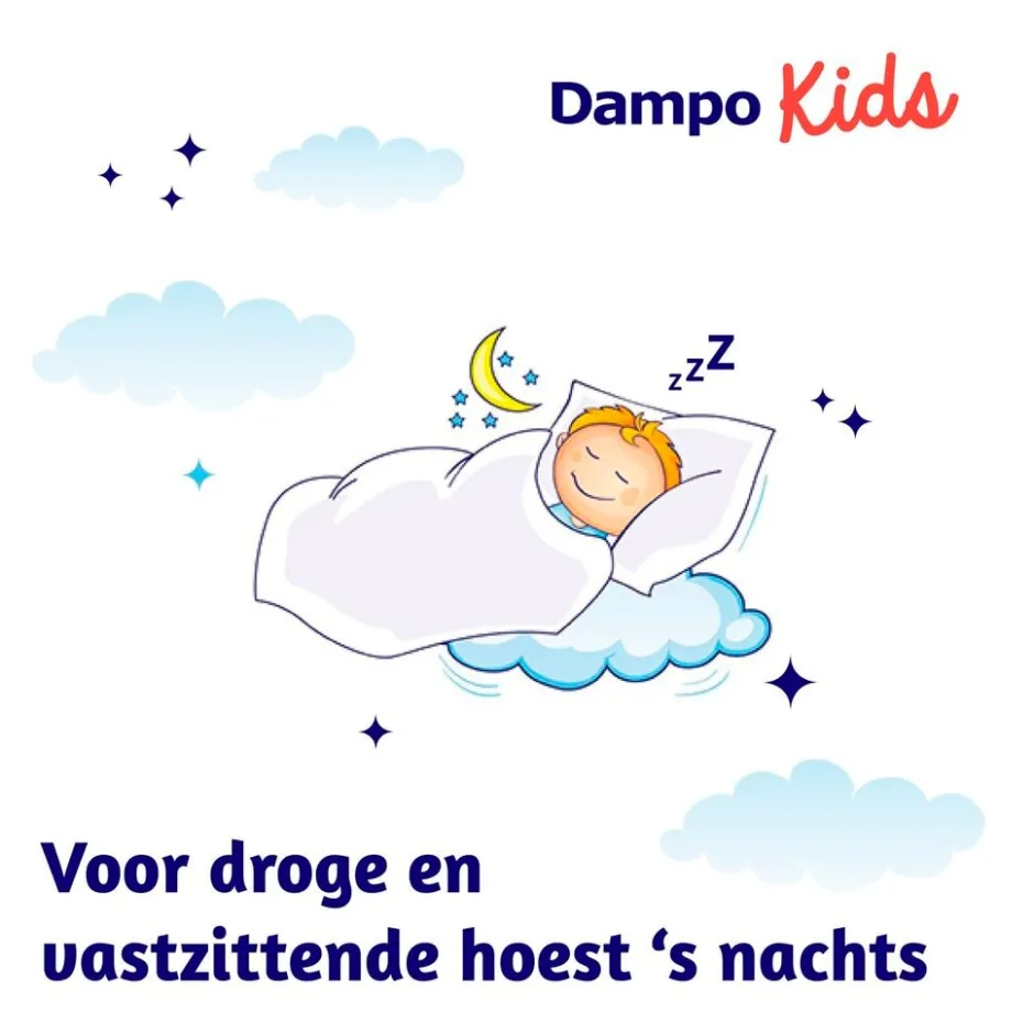 Kids Alle Hoest + Vrije Luchtwegen Nacht Kindersiroop|Dampo Best