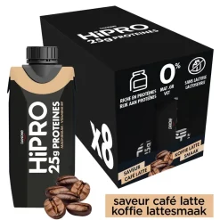 DANONE HiPRO Koffie Proteïneshake Voordeelverpakking 8 x 330ml| Clearance