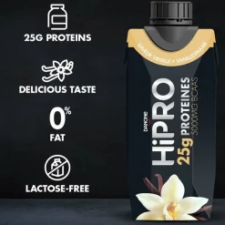 DANONE HiPRO Vanille Proteïneshake Voordeelverpakking 24 x 330ml| Hot
