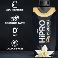 DANONE HiPRO Vanille Proteïneshake Voordeelverpakking 32 x 330ml| Discount