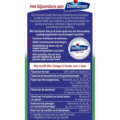 Actifit 65+ Omega-3 Visolie Multivitamine & Mineralen Capsules|Davitamon Online