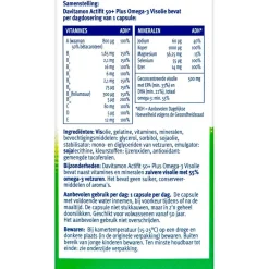 Actifit 50+ Omega-3 Visolie Multivitamine & Mineralen Capsules|Davitamon Online