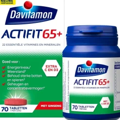 Davitamon Actifit 65+ Tabletten< Weerstand En Energie|Botten En Spieren