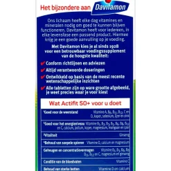 Davitamon Actifit 50+ Tabletten< Weerstand En Energie|Vitamines