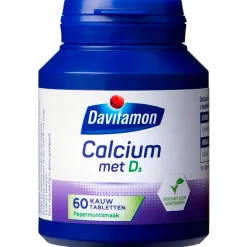 Calcium met Vitamine D3 Pepermunt Kauwtabletten|Davitamon Clearance