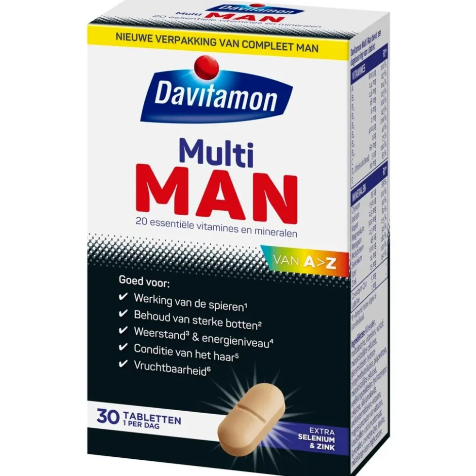 Davitamon Compleet Man Tabletten< Vitamines
