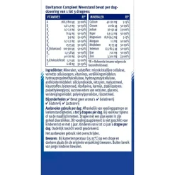Davitamon Compleet Weerstand Dragees< Weerstand En Energie|Vitamines