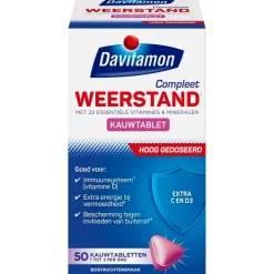 Davitamon Compleet Weerstand Bosvruchten Kauwtabletten< Weerstand En Energie|Vitamines