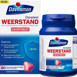 Compleet Weerstand Aardbei Kauwtabletten|Davitamon Sale
