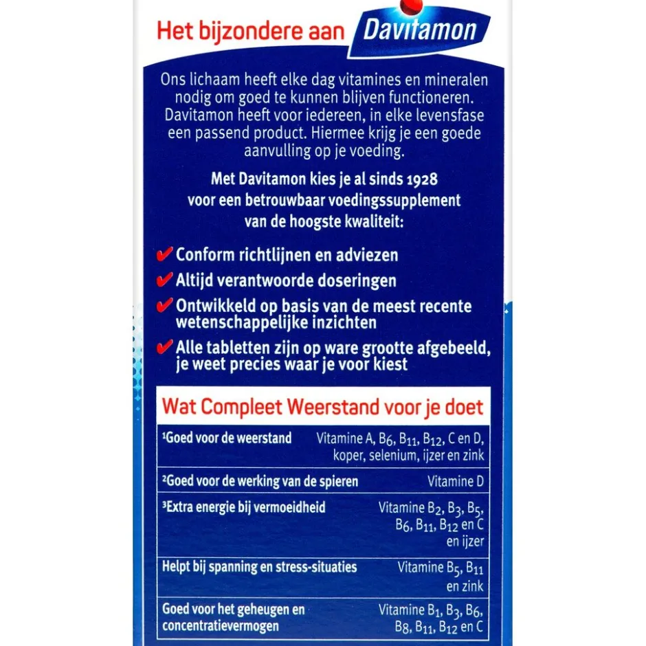 Compleet Weerstand Bosvruchten Kauwtabletten|Davitamon Hot