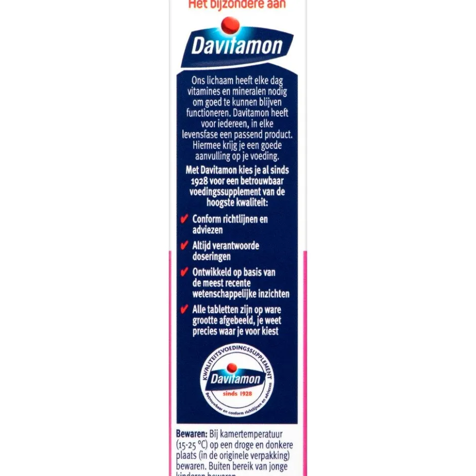 Foliumzuur Extra Vitamine D3 Smelttabletten|Davitamon Sale