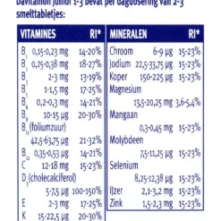 Junior 1-3 Aardbei Smelttabletten|Davitamon Online