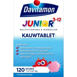 Junior 3+ Framboos Kauwtabletten|Davitamon Sale