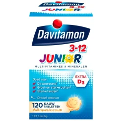 Junior 3+ Multifruit Kauwtabletten|Davitamon New