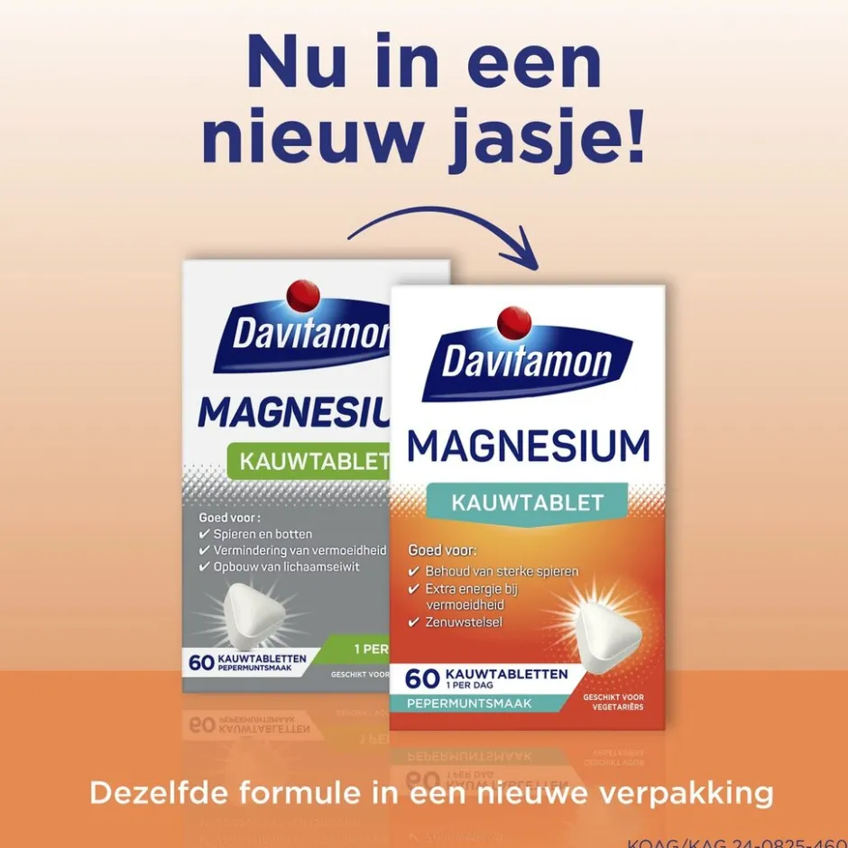 Davitamon Magnesium Kauwtabletten< Mineralen