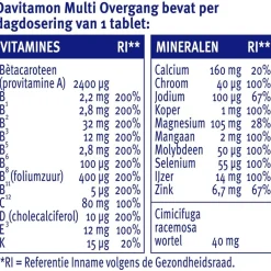 Davitamon Multi Overgang All-in-1 Multi Tabletten< Overgang