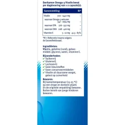 Davitamon Omega-3 Visolie 60 Capsules< Visolie|Omega 3