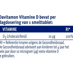 Vitamine D Kind Smelttabletten|Davitamon Online