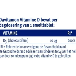 Vitamine D Kind Smelttabletten|Davitamon Best