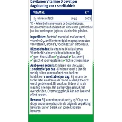 Vitamine D Kind Smelttabletten|Davitamon Best