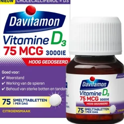 Vitamine D3 75mcg Smelttabletten|Davitamon Clearance