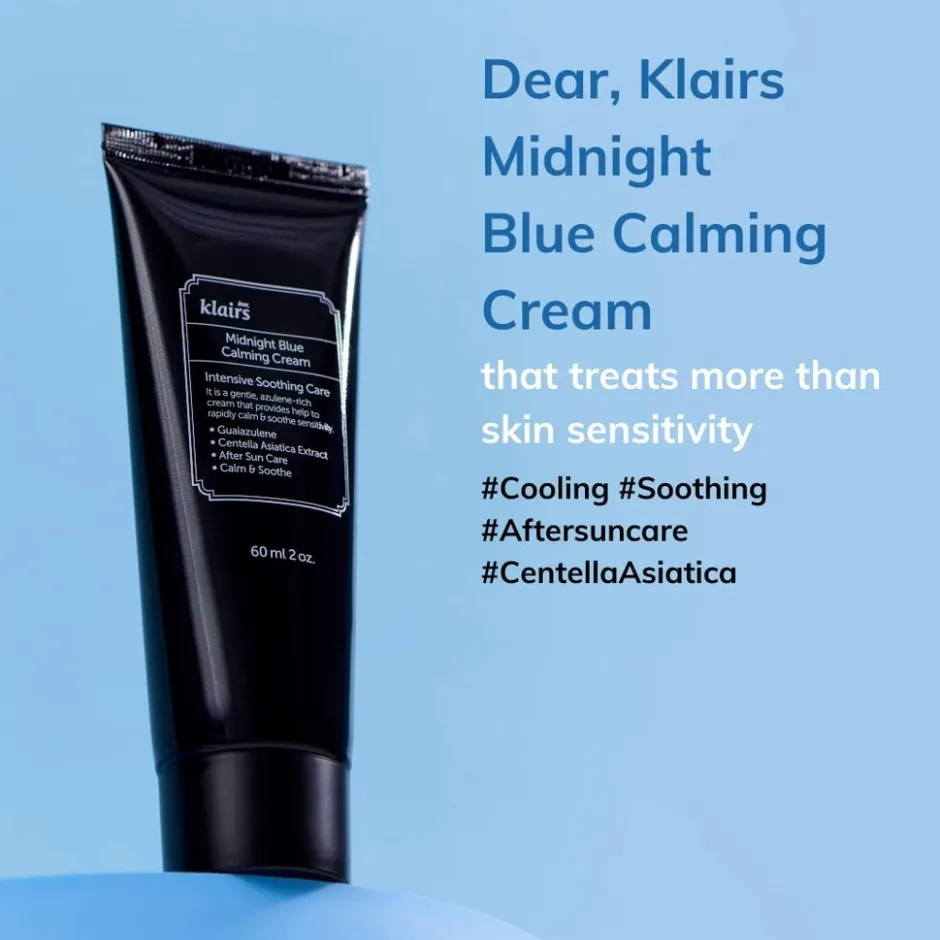 Dear, Klairs Midnight Blue Calming Cream< Korean Skincare|Nachtcreme