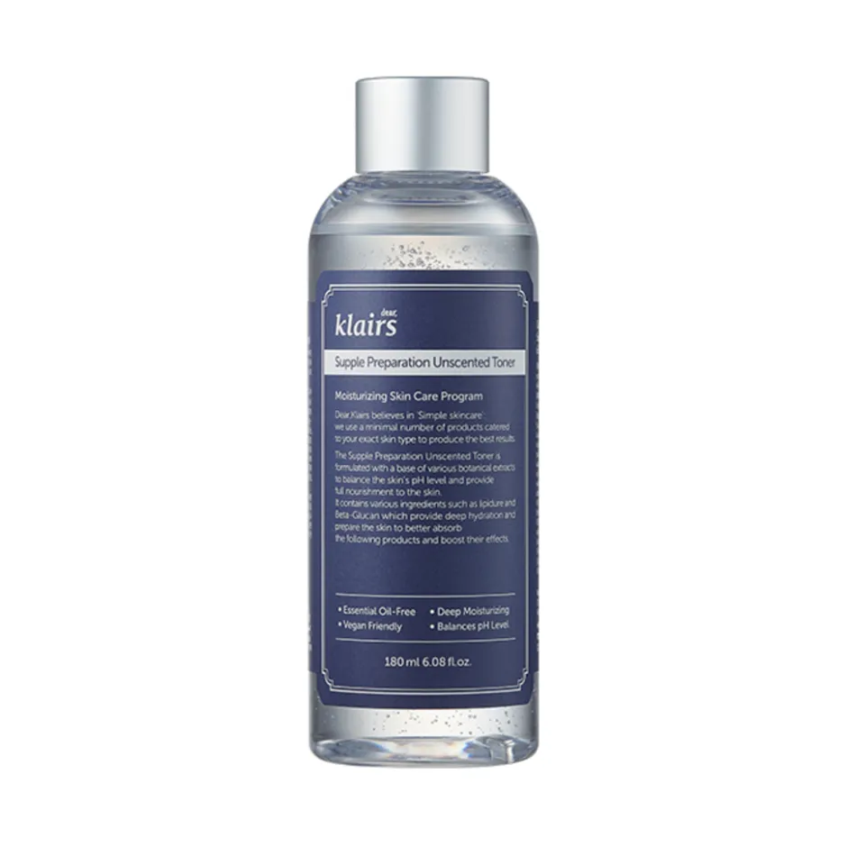 Dear, Klairs Supple Preparation Unscented Toner< Korean Skincare|Gezichtsreiniging