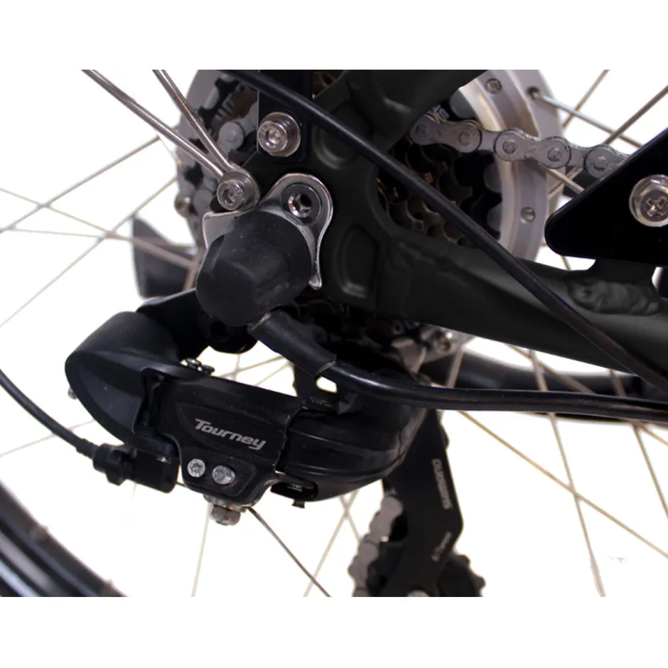Degreaser dames ebike 50 cm 10.4 Ah 7sp zwart< Buiten En Vrije Tijd