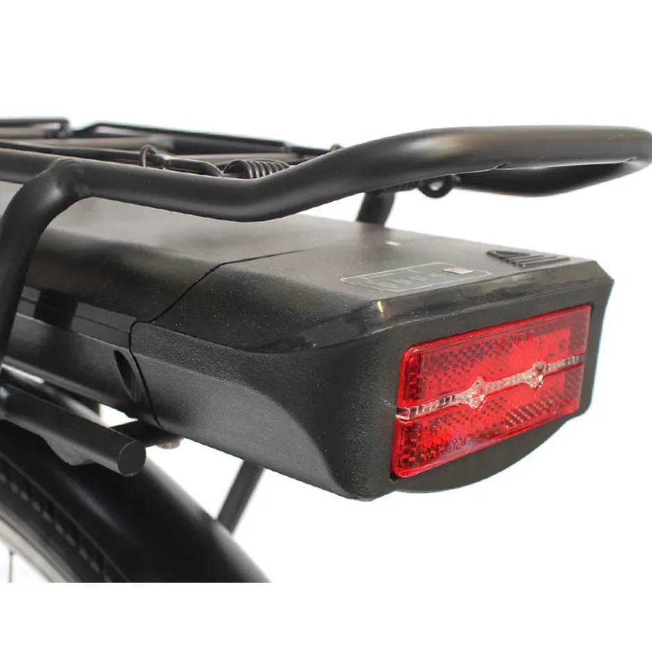 Degreaser dames ebike 50 cm 10.4 Ah 7sp zwart< Buiten En Vrije Tijd