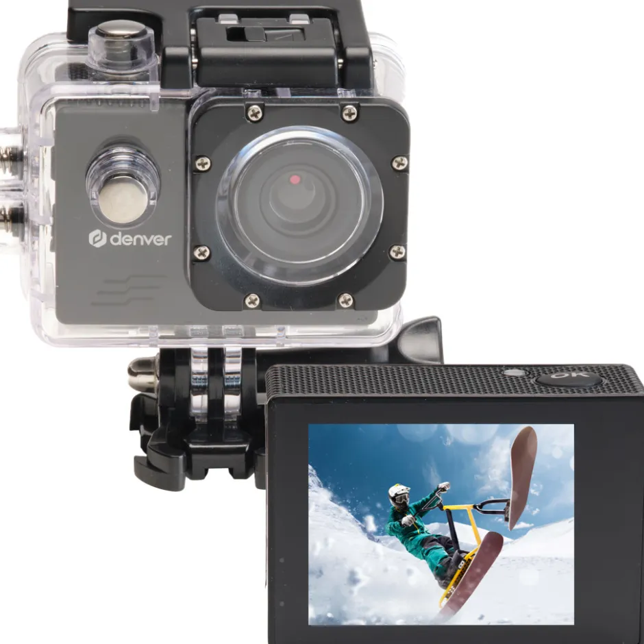 Denver ACT324 Action Camera HD incl. accessoires< Camera’S