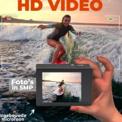 Denver ACT324 Action Camera HD incl. accessoires< Camera’S