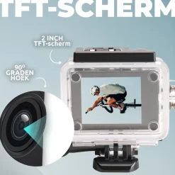 Denver ACT324 Action Camera HD incl. accessoires< Camera’S