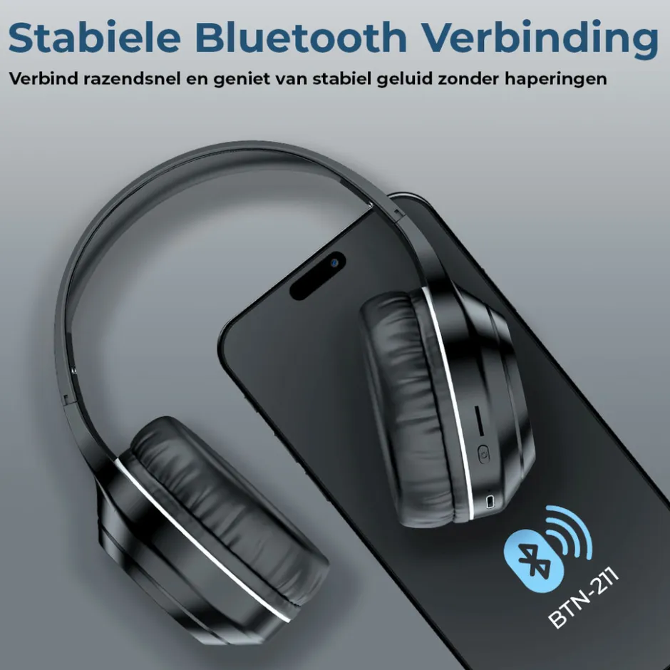 BTN211 Bluetooth Koptelefoon met active noise canceling|Denver Discount